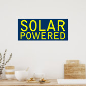 op zonne-energie poster (Keuken)