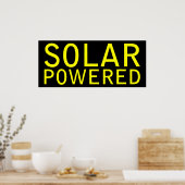 op zonne-energie poster (Keuken)
