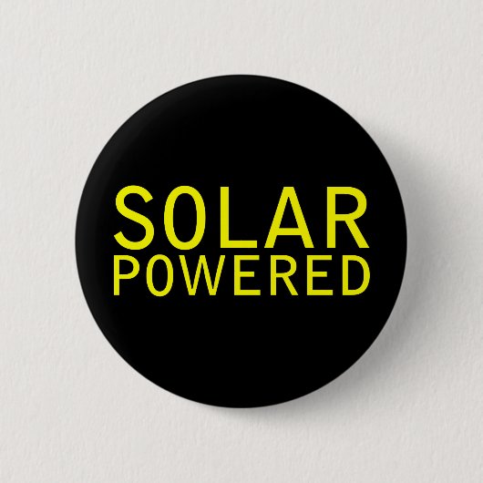 op zonne-energie ronde button 5,7 cm (Voorkant)