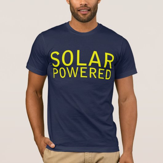 op zonne-energie t-shirt (Voorkant)