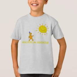 Op zonneschijn lopen t-shirt