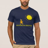 Op zonneschijn lopen t-shirt (Voorkant)