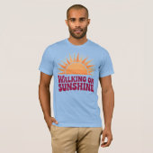 Op zonneschijn lopen t-shirt (Voorkant volledig)