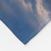 Op zonsondergang in een puddle fleece deken (Hoek)