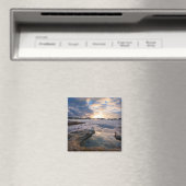 Op zonsondergang in een puddle magneet (Insitu (Vaatwasser))