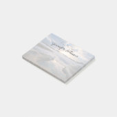 Op zonsondergang in een puddle post-it® notes (Schuin)