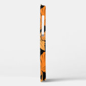Op zwarte achtergrond. Met raster getekend schilde Case-Mate iPhone Case (Achterkant / Links)