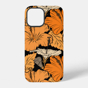 Op zwarte achtergrond. Raster handgetekende schild iPhone 12 Hoesje