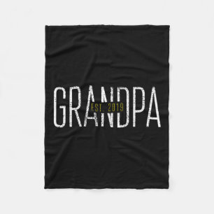 Opa 2019 Opa Cadeau T-shirt Est Fleece Deken