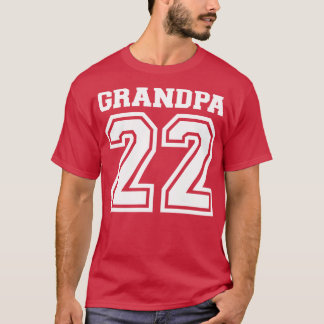 Opa 2022 voor zwangerschapsaankondiging t-shirt