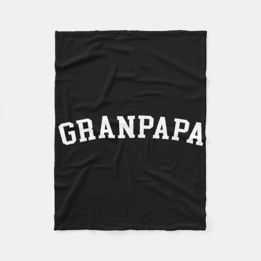 Opa _2 fleece deken (Voorkant)