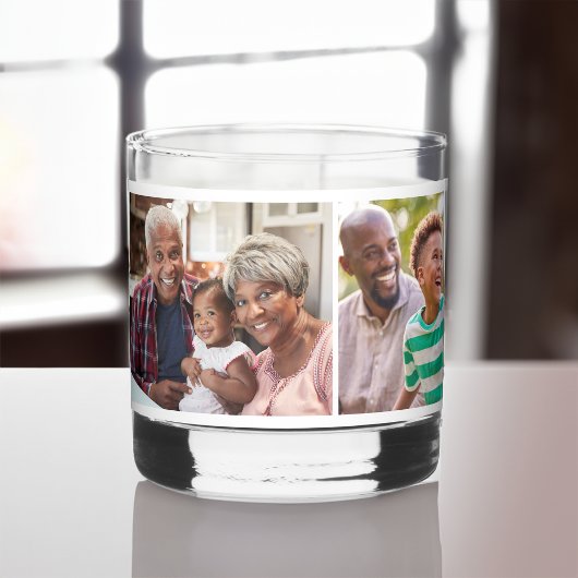 Opa 5 fotocollage whisky glas