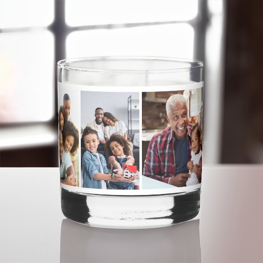 Opa 5 fotocollage whisky glas
