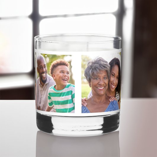 Opa 5 fotocollage whisky glas