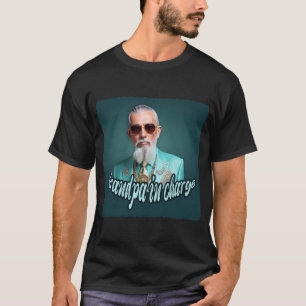 Opa aan de leiding t-shirt
