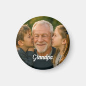 opa aangepaste foto magneet (Voorkant)