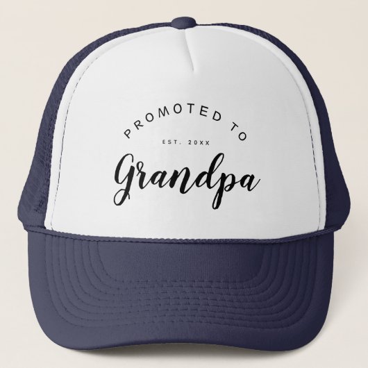 opa | Aankondiging van gepersonaliseerde Baby Trucker Pet (Voorkant)