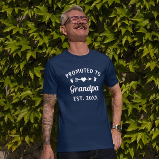 Opa Abuelo Gramps Papa promoot bij opa T-shirt