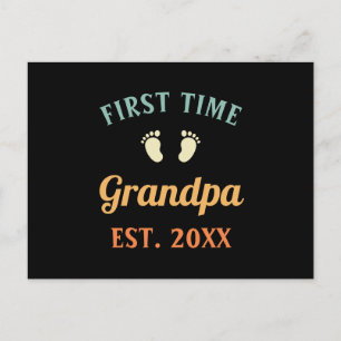 Opa Abuelo Nonno Oma Voor het eerst opa Briefkaart