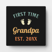Opa Abuelo Nonno Opa Eerste keer opa Fotoplaat (Voorkant)