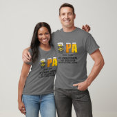 Opa als een gewone opa maar veel koeler bier D T-shirt (Unisex)