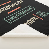 Opa als een gewone opa sherpa deken (3/4)