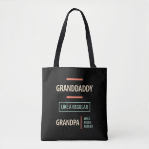 Opa als een gewone opa tote bag