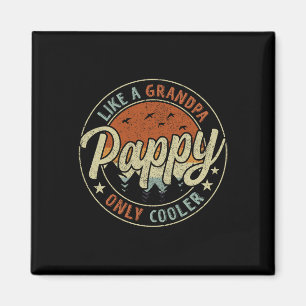 Opa als een opa, alleen koeler vintage retro vet magneet