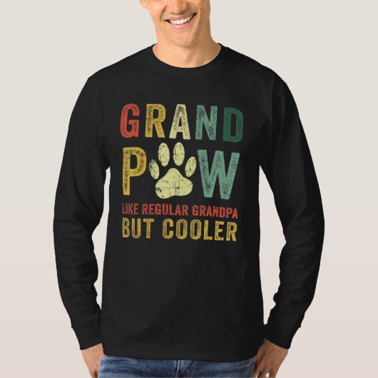 Opa als gewone opa, maar opa t-shirt (Voorkant)
