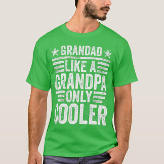 Opa als opa alleen koeler - grappige vader" t-shirt