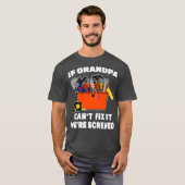 Opa als opa Cant Fix II werd doorgelicht T-shirt (Voorkant volledig)