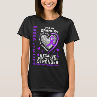 Opa Alzheimers Awareness Supporter Producten PU T-shirt