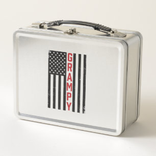 Opa Amerikaanse Vlag Patriottische Vintage Vector