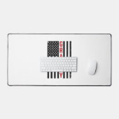 Opa Amerikaanse Vlag Patriottische Vintage Vector Bureaumat (Keyboard & Muis)