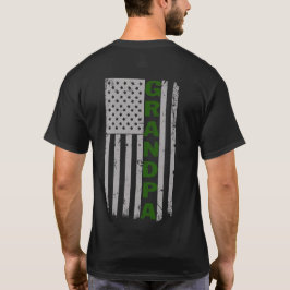 Opa Amerikaanse vlag Pride T-shirt