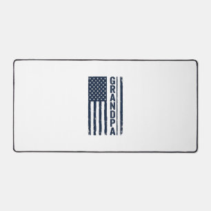 Opa Amerikaanse Vlag Versleten Patriottisch Ontwer Bureaumat