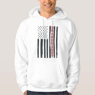 Opa Amerikaanse Vlag Vintage Patriottisch Design_ Hoodie