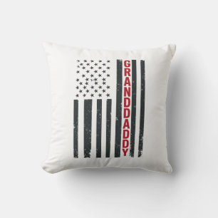 Opa Amerikaanse Vlag Vintage Patriottisch Ontwerp_ Kussen