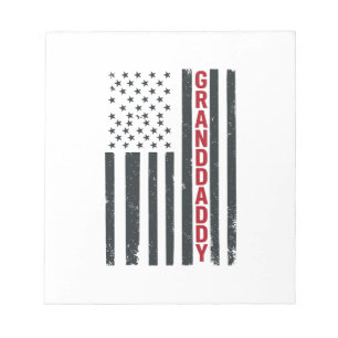 Opa Amerikaanse Vlag Vintage Patriottisch Ontwerp_ Notitieblok
