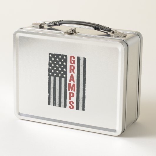 Opa Amerikaanse Vlag Vintage Patriottische Vector_ (Voorkant)