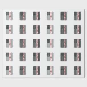 Opa Amerikaanse Vlag Vintage Patriottische Vector_ Cadeaupapier