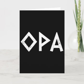 Opa Ancient Greek Pride Greek Flag Funny Greek Par Kaart