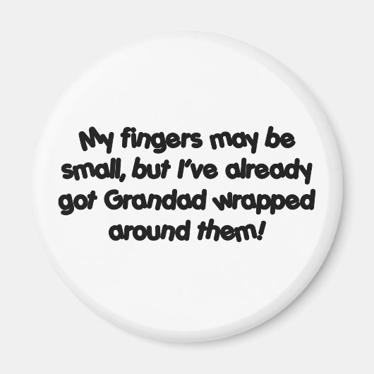 Opa&apo's... gewikkeld. magneet (Voorkant)