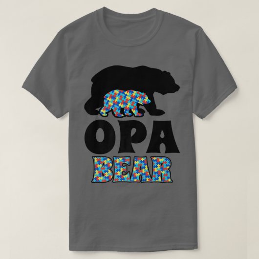 OPA Beer Autism Awareness Premium T-shirt (Design voorkant)