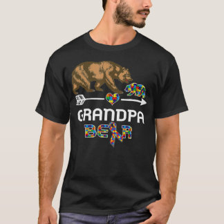 Opa Beer Autisme Awareness Autism Grandpa T-shirt