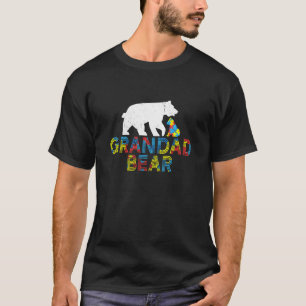 Opa Beer Autisme Bewustzijn Trots Op Autisme T-shirt