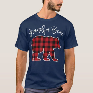 Opa Beer Pajama Red Buffalo Xmas Funny Family T-shirt