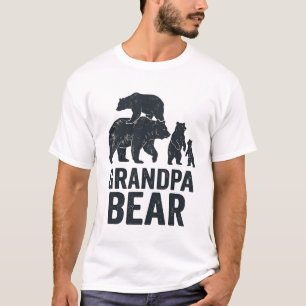 Opa Beer Vintage Gravure Familie Beer Shirt D