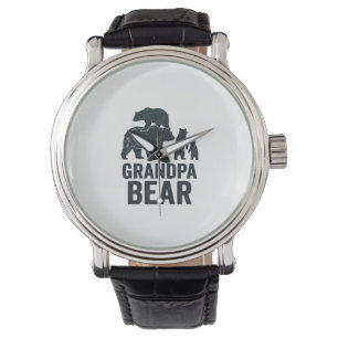 Opa Beer Vintage Gravure Familie Beer Shirt D Horloge
