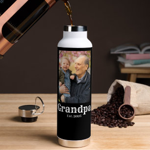 Opa begon geschatte gewoonte jaar waterfles
